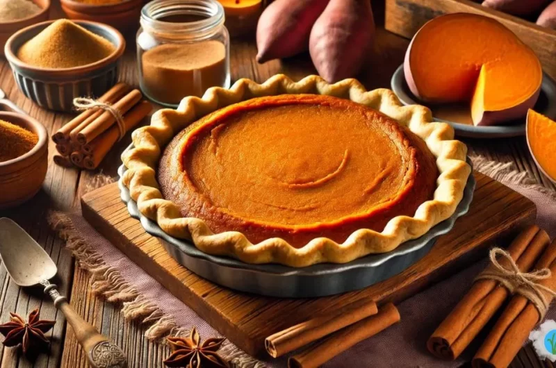 Torta de Batata Doce Americana: Um Clássico Delicioso